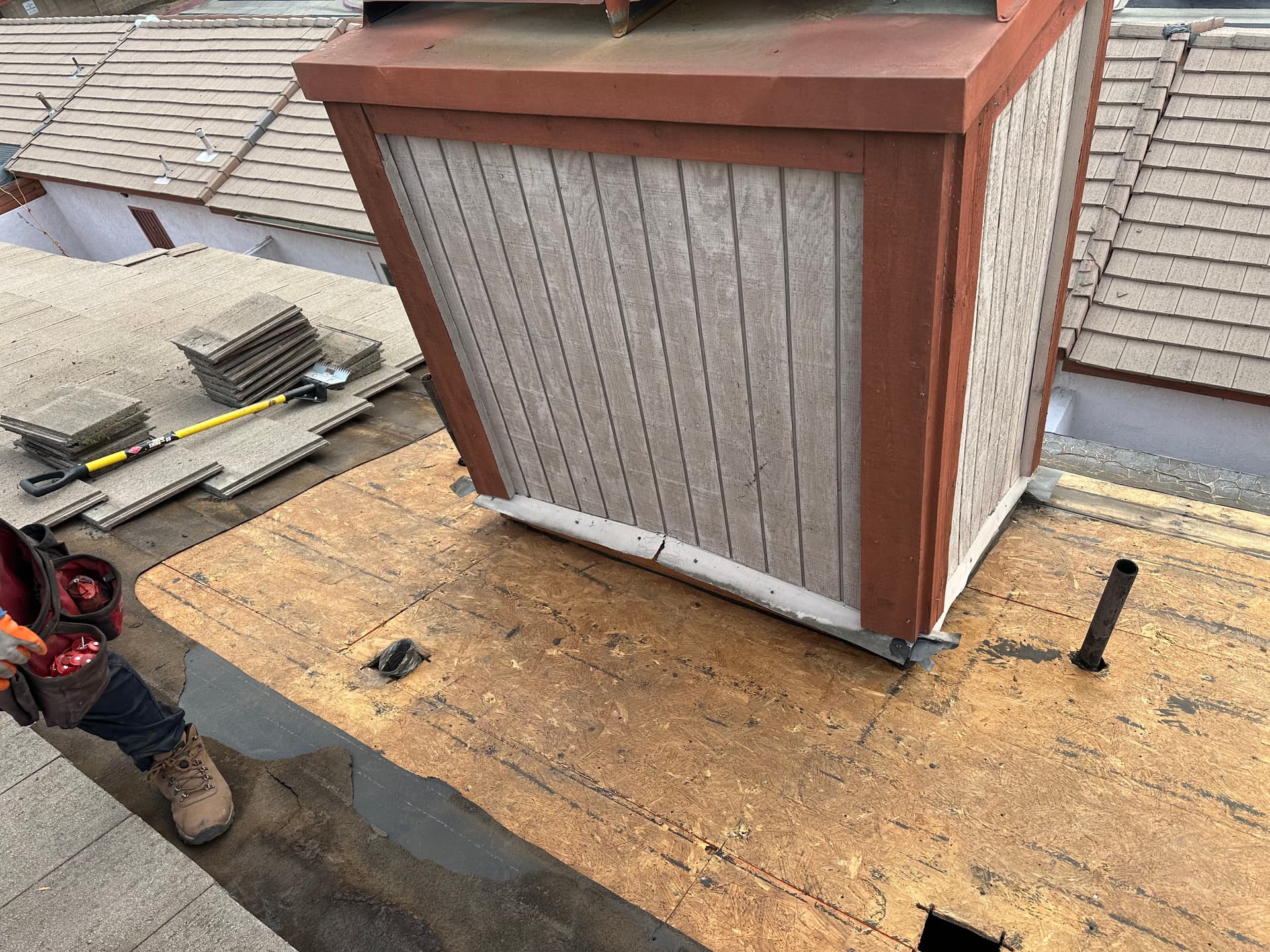 Gallery photos for Montclair Tile Roof Repair Tear-Off and Fresh Underlayment: Image #1