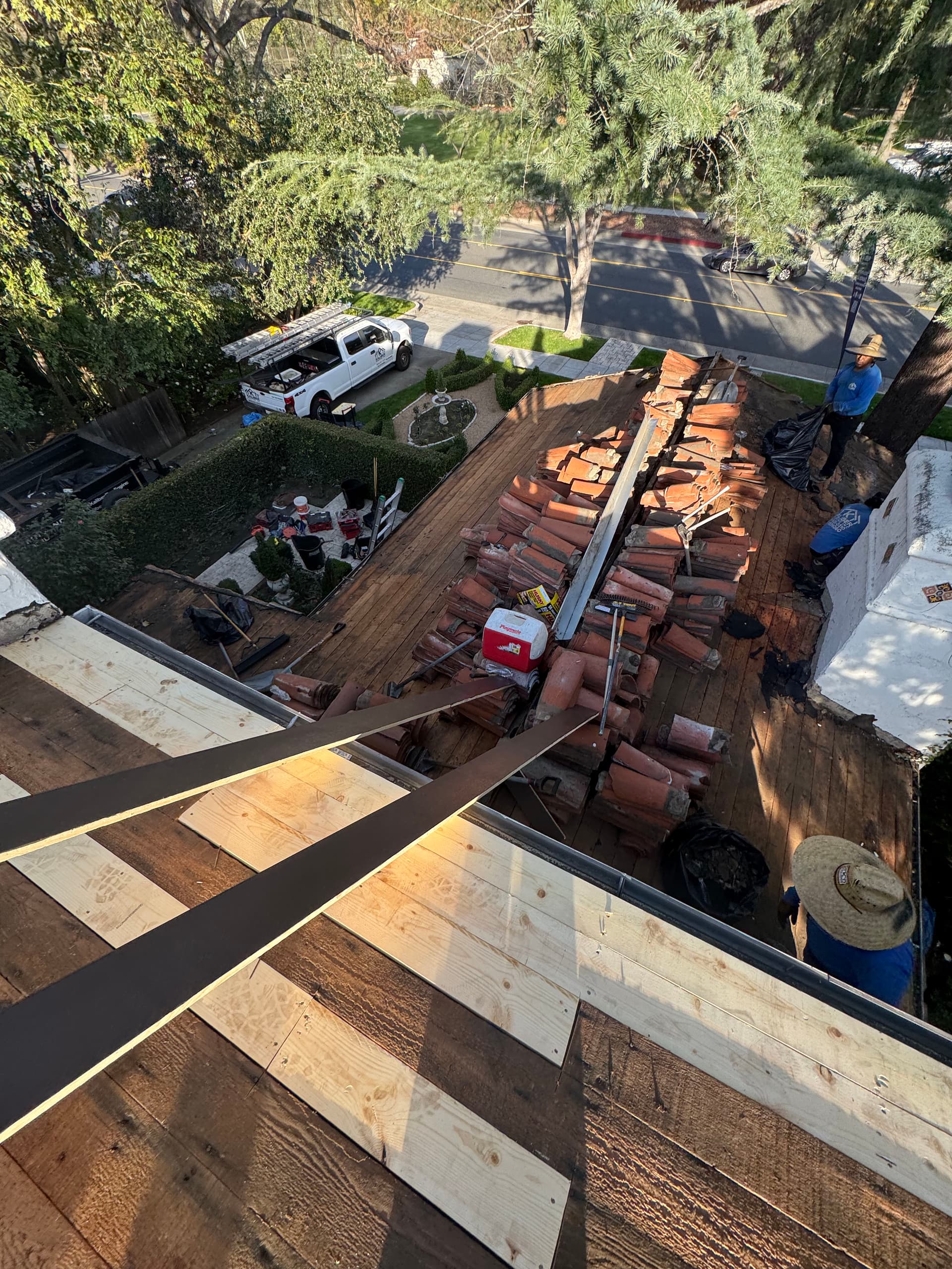 Roof Restoration in Claremont Using Original Tiles