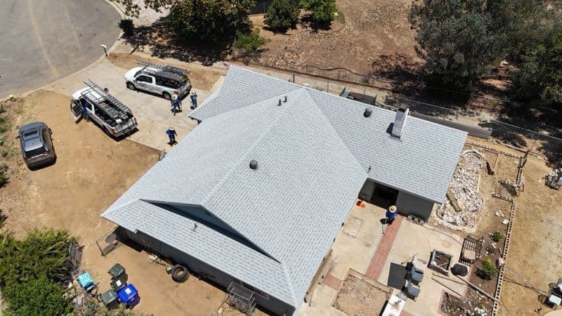 Stunning Shasta White Roof Completed by Kaliber Roofing