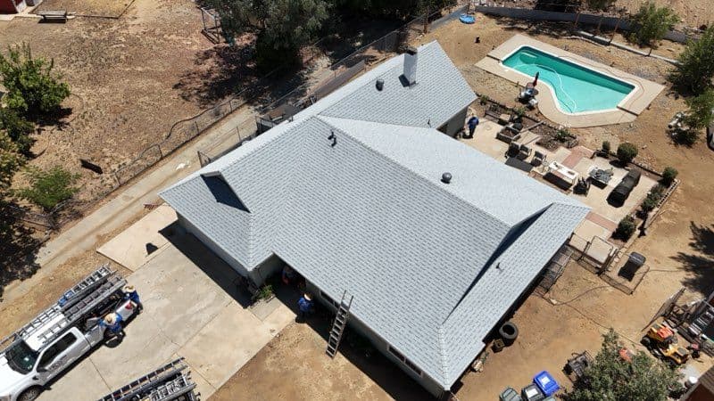 Stunning Shasta White Roof Completed by Kaliber Roofing